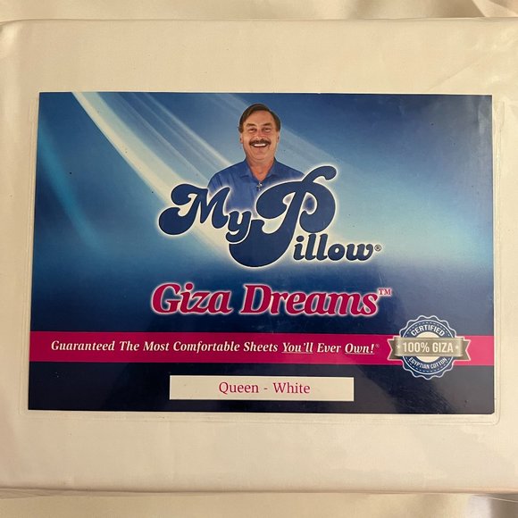 My Pillow Bedding My Pillow Giza Dreams Sheet Set White Queen